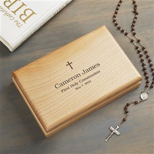 Communion Cross Personalized Valet Box - 40293