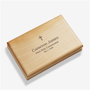 Communion Cross Personalized Valet Box - 40293