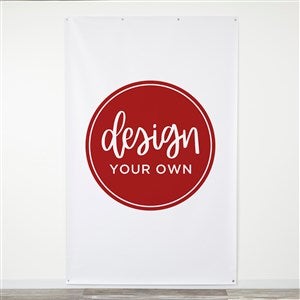 Design Your Own Personalized Photo Backdrop- White - 40325-W
