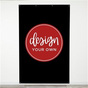 Design Your Own Personalized Photo Backdrop- Black - 40325-B