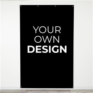 Design Your Own Personalized Photo Backdrop- Black - 40325-B