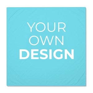 Design Your Own Personalized Baby Receiving Blanket - Baby Blue - 40326-BB