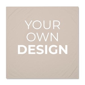 Design Your Own Personalized Baby Receiving Blanket - Tan - 40326-T