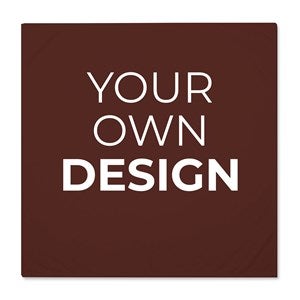 Design Your Own Personalized Baby Receiving Blanket - Brown - 40326-BR