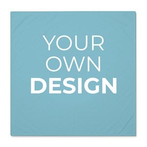 Design Your Own Personalized Baby Receiving Blanket - Slate Blue - 40326-SB