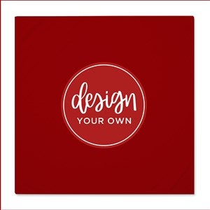 Design Your Own Personalized Baby Receiving Blanket- Burgundy - 40326-BU
