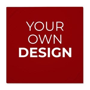 Design Your Own Personalized Baby Receiving Blanket - Burgundy - 40326-BU