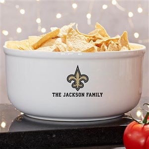 NFL New Orleans Saints Personalized 5 Qt. Bowl - 40338-L