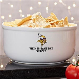 NFL Minnesota Vikings Personalized 5 Qt. Bowl - 40339-L