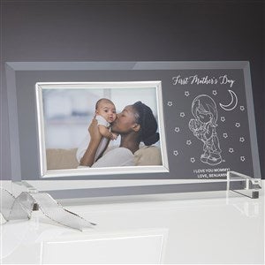 Precious Moments® First Mothers Day Personalized Glass Picture Frame-Horizontal - 40372