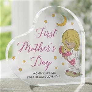 Precious Moments® First Mothers Day Personalized Acrylic Heart - 40375