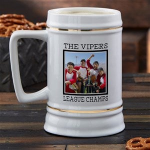 Photo Message Personalized Beer Stein - 40379