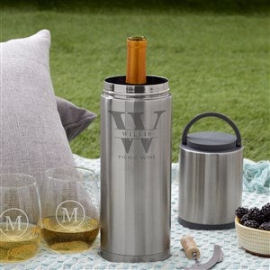 Lavish Last Name Personalized Portable Wine Bottle Chiller - 40384