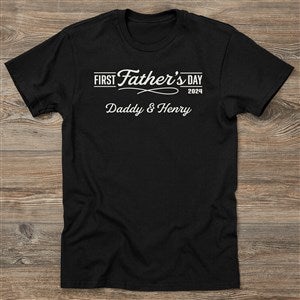 Daddys First Fathers Day Personalized Hanes® Adult T-Shirt - 40444-AT