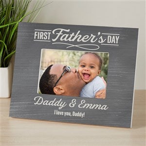 Daddys First Fathers Day Personalized 4x6 Tabletop Frame- Horizontal - 40448-TH