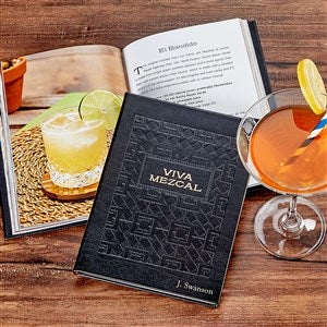 Viva Mezcal Personalized Leather Book - 40454D