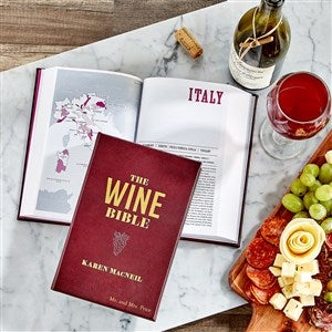 The Wine Bible Personalized Leather Book - 40459D