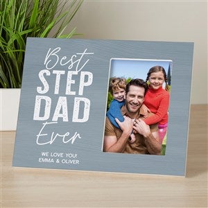 Best Step Dad Personalized Picture Frame - 40460