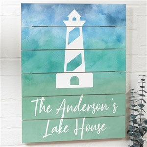 16x20 Barnwood Picture Frame - Lighthouse Green Rustic Wood Frame