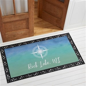 Seaside Watch Oversized Personalized Doormat- 24x48 - 40493-O