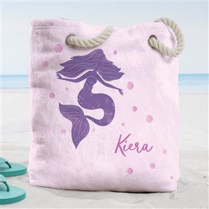 Mermaid Kisses Personalized Terry Cloth Beach Bag- Large - 40507-L