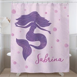 Mermaid Kisses Personalized Shower Curtain - 40508