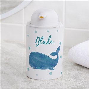 Whale Wishes Personalized Ceramic Soap Dispenser - 40526