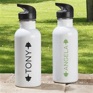 Fitness Fan Personalized 20 oz. Water Bottle - 40531