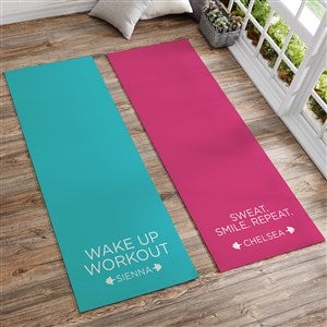 Fitness Fan Personalized Yoga Mat - 40535