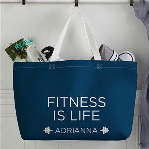 Fitness Fan Personalized Tote Bag - 40539