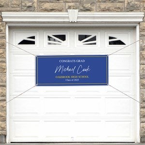 Then & Now Graduate Personalized Banner - 20x48 - 40541-S