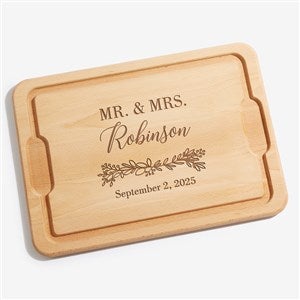 Laurels Of Love Personalized Maple Cutting Board - Large - 40550