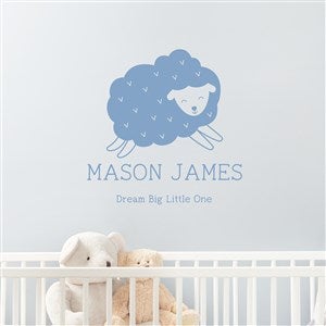 Baby Sheep Personalized Vinyl Wall Art - 40561