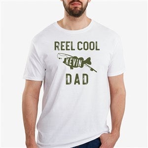 Reel Cool Dad Personalized Hanes® Adult T-Shirt - 40567-AT