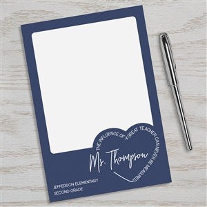 A Great Teacher Personalized Teachers Notepad - 40586