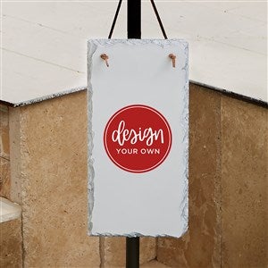 Design Your Own Personalized Outdoor Slate Plaque - White - 40590-W
