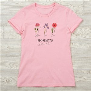 Birth Month Flower Personalized Next Level™ Ladies Fitted Tee - 40629-NL