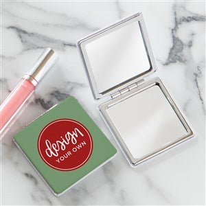 Design Your Own Personalized Compact Mirror- Sage Green - 40642-SG