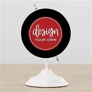 Design Your Own Personalized Wooden Decorative Globe- Black - 40646-B