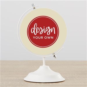 Design Your Own Personalized Wooden Decorative Globe- Tan - 40646-T