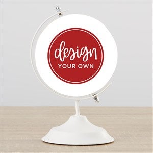 Design Your Own Personalized Wooden Decorative Globe- White - 40646-W