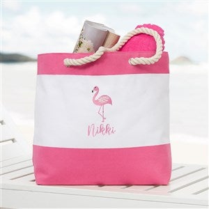Beach Fun Personalized Pink Beach Bag - 40651-P
