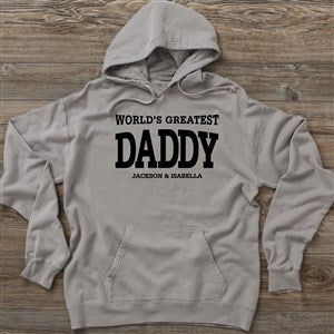Worlds Greatest Dad Personalized Hanes® Adult ComfortWash™ Hoodie - 40700-CWHS