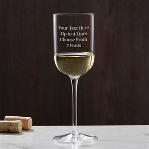 Engraved Message Luigi Bormioli® Sublime 9.5 oz. White Wine Glass - 40717-W