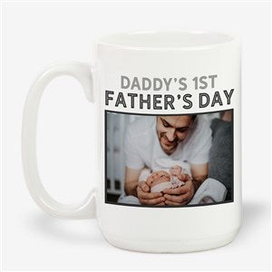 First Fathers Day Personalized Coffee Mug 15oz.- White - 40725-L