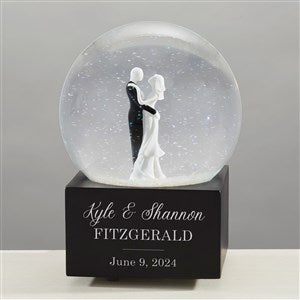 Wedding Couple Personalized Musical Snow Globe - 40769