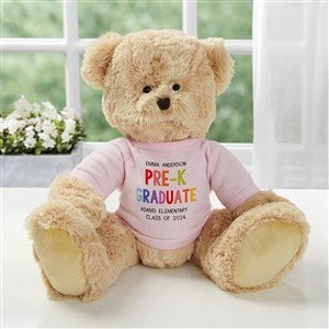 Kindergarten Graduation Personalized Teddy Bear - Pink - 40788-P
