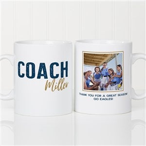 Thanks Coach Personalized 30 oz. Oversized Coffee Mug - 40844