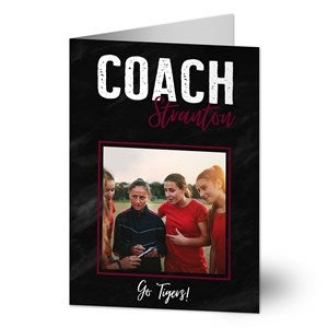 Thanks Coach Greeting Card - 40851