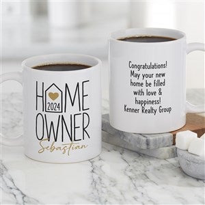 Home Owners Personalized Coffee Mug 11 oz.- White - 40853-S